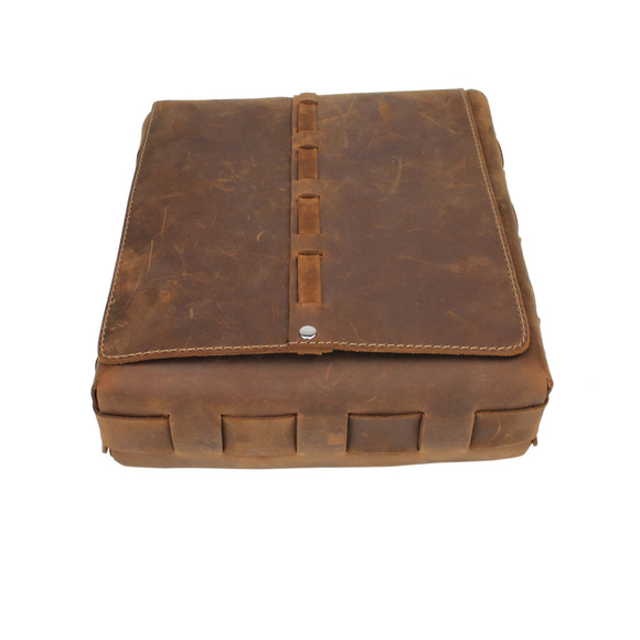 Fully Handmade Leather Messenger Bag L20VB
